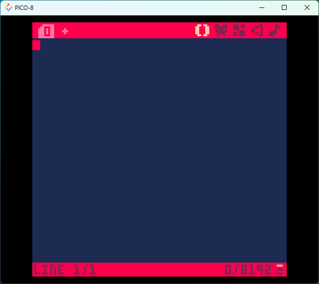 Écran Code PICO-8